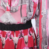 Secondhand John Richmond Pink Printed Silk Shirt & Maxi Skirt Set - '00s