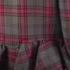 second hand Valentino Boutique Vintage Tartan Wool Blazer With Sculpted Shoulders - '80s