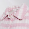 Secondhand Vivetta Striped Coat with Faux Fur Collar - '00s