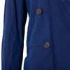Secondhand Brunello Cucinelli Navy Double-Breasted Linen Blazer - '10s