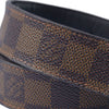 Secondhand Louis Vuitton Damier Ebene Belt With A Gold-Tone Buckle - '10s