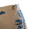 Secondhand Vivienne Westwood Anglomania Beige & Blue Rose Print Cotton Pencil Skirt - '00s