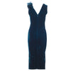 Secondhand Jean Paul Gaultier Velvet Sheath Dress - '00s