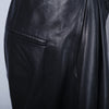 Secondhand Dušan Leather Black Pants - '10s