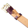 Secondhand Louis Vuitton Amarante Monogram Vernis LV Frame Belt-'10s