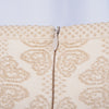 Secondhand Alaïa Beige Wool Blend Stretch Knit Skater Dress - '00s