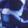 Secondhand Roberto Cavalli Blue Abstract Print Fitted Dress - '00s