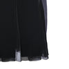 Secondhand Prada Black Dress with Semi-Sheer Silk Chiffon Paneling - '00s