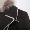 Secondhand Prada Vintage Wool Jacket with Fur Collar - '10s