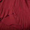 Secondhand Roberto Cavalli Crimson Grecian Embellished Silk Gown Old Hollywood Maxi Dress- '10s