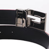 Secondhand Gucci Pink GG Canvas Belt with Silver G Buckle - '00s