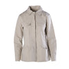 Secondhand Philosophy di Alberta Ferretti Beige Cotton Pleated Peplum Utility Jacket - '00s