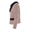 Secondhand Gibierre Tweed Jacket With Fur Detailing