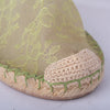 Secondhand Valentino Green Mesh and Lace Espadrille Flats - '10s