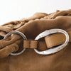 Secondhand Saint Laurent Nadja Brown Floral Suede Handbag – '00s