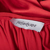Secondhand Yves Saint Laurent Ruched Evening Silk Dress -'00s