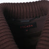 second hand Escada Wool Coat With Ribbed Cuffs And A Double-Breasted Button Closure-