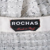 Secondhand Rochas Textured Silk-Blend Drop-Waist Maxi Dress - '10s
