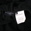 second hand Versace Black Asymmetric One-Shoulder Draped Top with Medusa Zipper