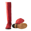 Secondhand Philosophy Alberta Ferretti Red Pony Hair Boots - '10s