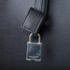 Secondhand Saint Laurent Black Leather Small Museum Flat Briefcase -