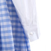 Secondhand Vivetta Blue & White Gingham Cotton Maxi Dress - '10s
