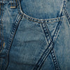 Secondhand Comme des Garçons by Junya Watanabe Man Pink Paneled Mermaid Denim Skirt -'00s
