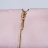 Secondhand Rochas Pink Structured Mini Dress with Floral Embroidery - '10s