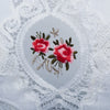 Secondhand Dolce & Gabbana Floral Lace Top with Ruffled Cap Sleeves - '10s