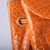 Secondhand Gucci Brown Bamboo Leather Mini Backpack -'90s