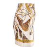 Secondhand Oxygene Silk Skirt with Baroque Tassel Print - '10s