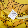 Secondhand Dolce & Gabbana Yellow Floral Silk Midi Dress - '00s