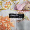 Secondhand Salvatore Ferragamo Aquarium Print Silk Halter Top