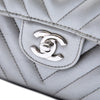 Chanel Medium Classic Chevron Metallic Caviar Double Flap Secondhand