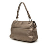 Ferragamo Metallic Leather Gancini Shoulder Bag Secondhand