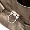 Ferragamo Metallic Leather Gancini Shoulder Bag Secondhand