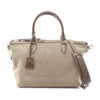 Prada Canapa Logo Jacquard Tote Secondhand