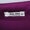 Secondhand Miu Miu Purple Silk Dress - '10s