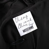 Secondhand Moschino Cheap & Chic Vintage Black Rayon Draped Knot Maxi Skirt - '90s