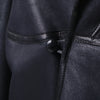Secondhand Mac Douglas Black Natural Shearling Leather Coat-'10s