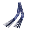 Hermès Les Clés à Pois Fringed Twilly Bleu Marine - '20s