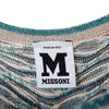 Secondhand Missoni Green And Pink Mini Dress - '10s