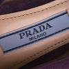 Secondhand Prada Purple Suede Platform Pumps with Block Heel - '10s