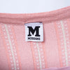 Secondhand Missoni Pink Ribbed Knit Sleeveless Skater Dress - '10s