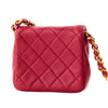 Secondhand Chanel Mini Timeless Mini Shoulder Bag In Red Quilted Leather - '90s