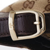 Secondhand Gucci GG Canvas Hasler Horsebit Shoulder Bag - '10s