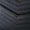 Secondhand Saint Laurent Black Matelasse Leather Mini Lou Camera Bag - '20s