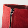 Secondhand Philosophy Alberta Ferretti Red Pony Hair Boots - '10s