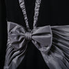 Secondhand Jeunesse Black Dress Bow Satin - '90s