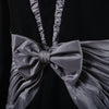 second hand Jeunesse Black Dress Bow Satin